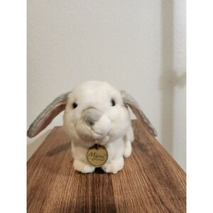 Miyoni Aurora Lop Eared Bunny Rabbit Plush Stuffed Animal Realistic Toy